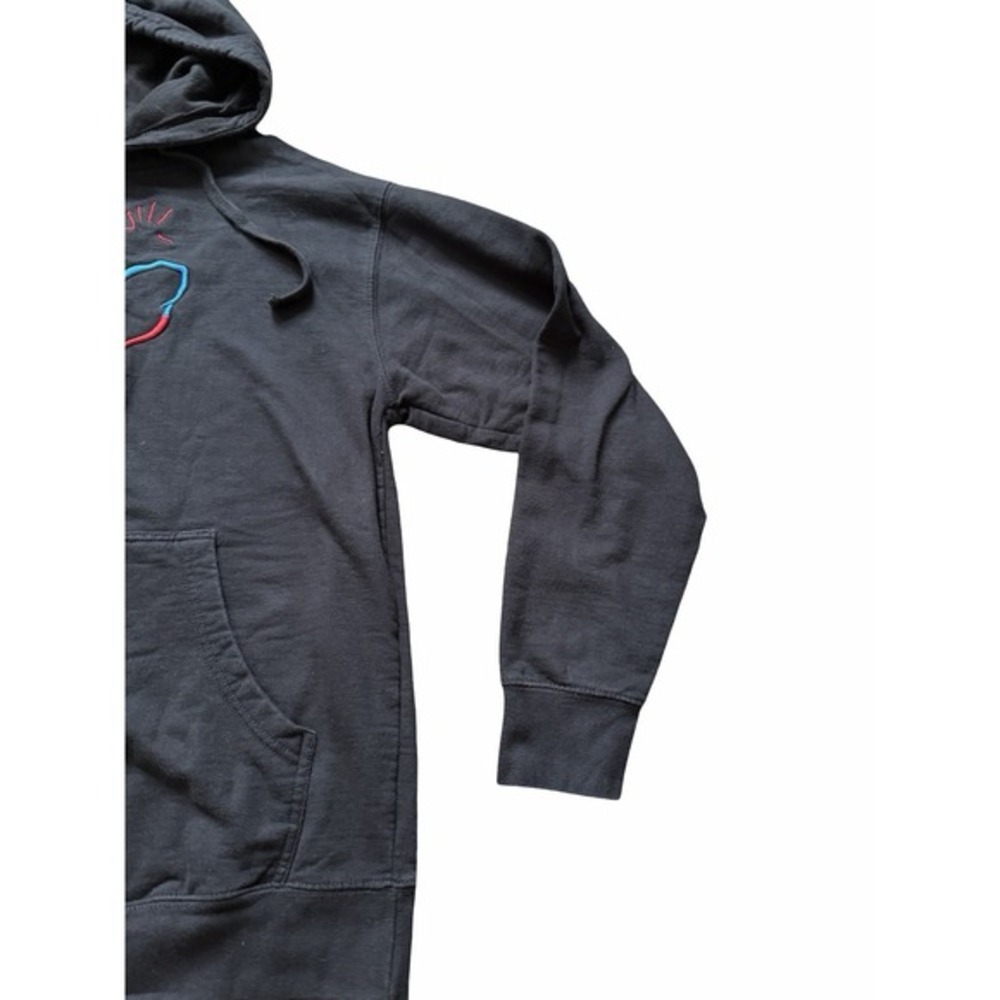 Spider-Man Universal Studios‎ Marvel Hoodie Black Embroidered Logo Mens Medium M - Picture 4 of 9
